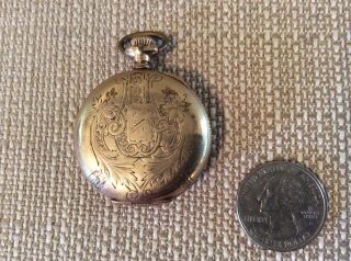 Vintage Ladies Elgin Pocket Watch,  8874048,  15 Jewels, 3