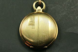 Arnex 17 Jewels Incabloc Swiss Made Gold Filled Presentation Pocket Watch 2
