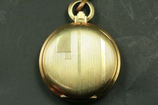 Arnex 17 Jewels Incabloc Swiss Made Gold Filled Presentation Pocket Watch 3