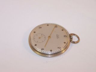 1942 Elgin De Luxe 10s 17 Jewel 542 10K Gold Filled Pocket Watch 4