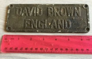 David Brown England Electrial Sign (d8)