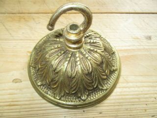 Stunning Large Brass French Ceiling Rose,  Heavy,  Lovely And Quality 10.  5