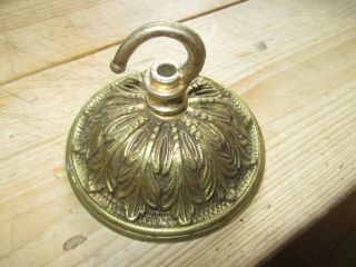 Stunning large brass French ceiling rose,  heavy,  lovely and quality 10.  5 2