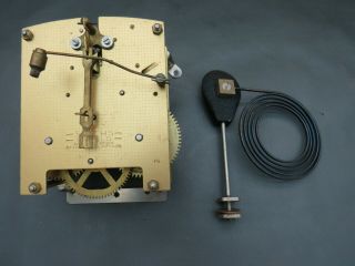 Vintage Smiths Mantel Clock Movement And Gong For Repair Or Spares
