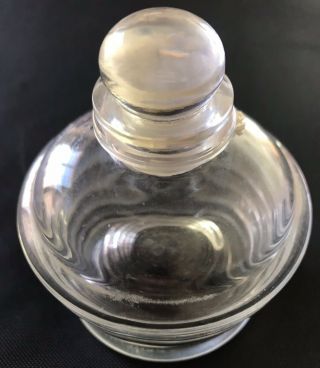 STUNNING VINTAGE RARE GUERLAIN SIGNED BACCARAT CRYSTAL PERFUME BOTTLE 3.  5 IN 2