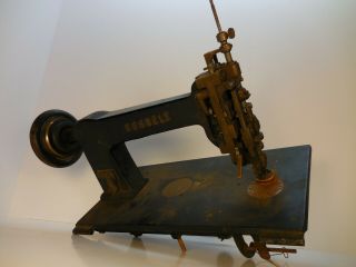 ANTIQUE / VINTAGE CORNELY MACHINE A,  OLD SEWING MACHINE,  1876 PATENT 3