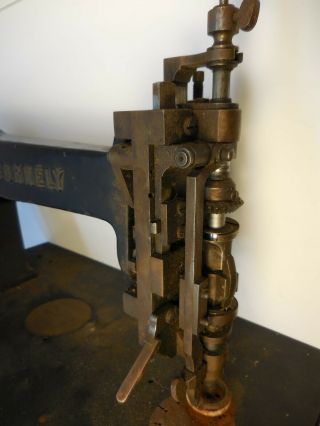 ANTIQUE / VINTAGE CORNELY MACHINE A,  OLD SEWING MACHINE,  1876 PATENT 5