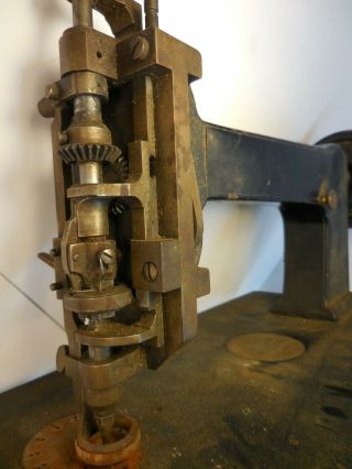 ANTIQUE / VINTAGE CORNELY MACHINE A,  OLD SEWING MACHINE,  1876 PATENT 8
