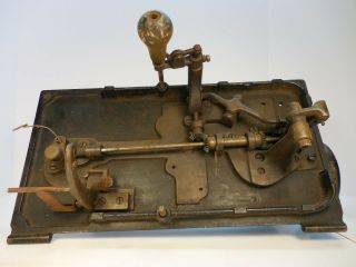 ANTIQUE / VINTAGE CORNELY MACHINE A,  OLD SEWING MACHINE,  1876 PATENT 9