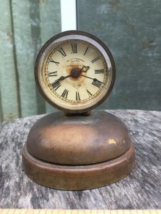 Antique 1890’s Parker The Wonder - A M Lane Alarm Clock