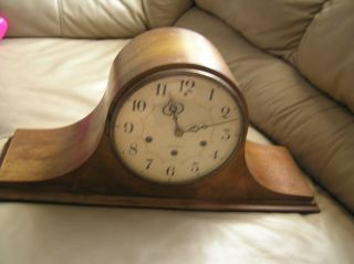 Seth Thomas Mantel Clock No.  124 Westminster Chimes 8 Day Wind Up.