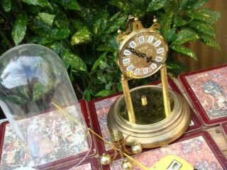 Vintage 400 day Torsion Anniversary Dome Clock,  Mantle Clock For Repair 2