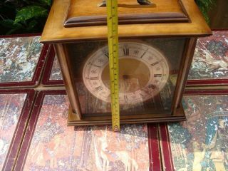 Vintage Ting Tang Mantel Clock Floating Balance German FHS Movement 8