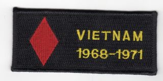 5th Infantry Division Vietnam - Unit & Date Patch Bc Patch Cat No L250