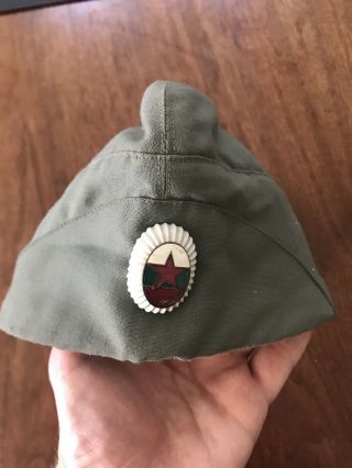 Bulgaria Bulgarian Military Infantry Officer Uniform Forage Cap Hat