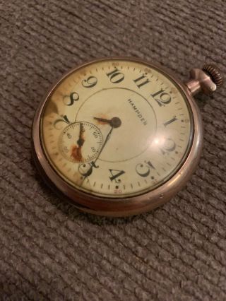 Hamden Pocket Watch - As - is - Parts 6