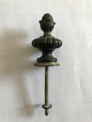 Antique French Bronze Acorn Clock Finial From A Japy Freres Clock