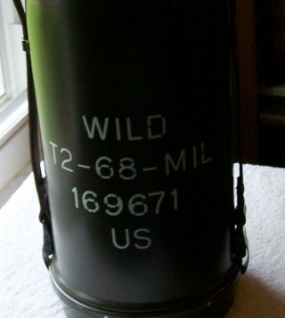 US Army Aiming Circle Canister Military 2