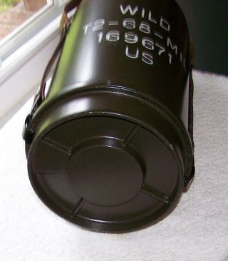 US Army Aiming Circle Canister Military 4