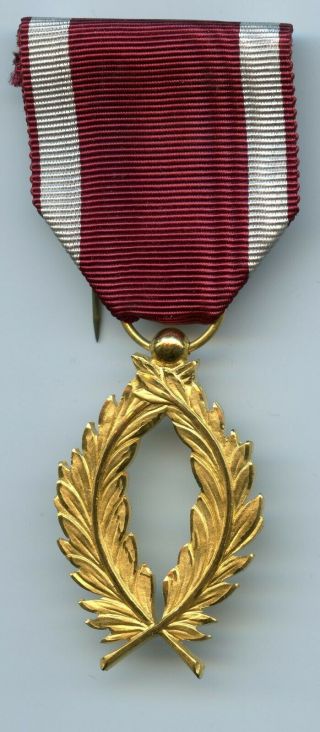 Belgium Order Of The Crown 1st Class Gold Palms