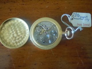 Vintage Peugeot Pocket Watch Incabloc /16 Size/ 17 Jewels Swiss Made 4
