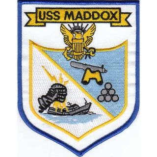 Dd - 731 Uss Maddox Patch - Version A