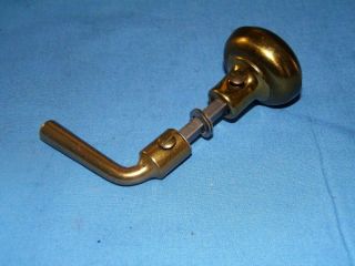 Vintage Antique Brass Door Lock Set for Wood Screen Storm Door Handle Knob 3