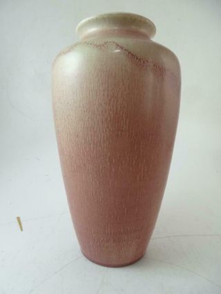 Antique Porcelain Table Vase 8.  25 " Tall 1924 Vintage Rookwood 614e Pink Glaze