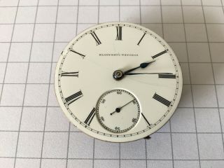 18s Elgin Pocket Watch Movement - Or Restoration