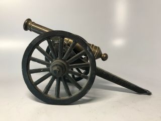 Brass & Cast Iron Lake Champlain Decorative Cannon Collectible