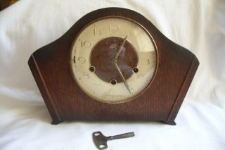 Antique / Vintage Smiths Chiming Mantle Clock For Repair.