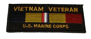 Usmc Marine Corps Vietnam Veteran Combat Action Ribbon Patch Se Asia Campaign