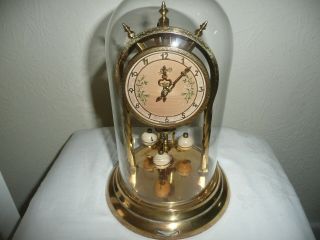 Vintage,  Schatz Anniversary Clock,  Miniature 53 Vest Movement,  Dated March 1954.