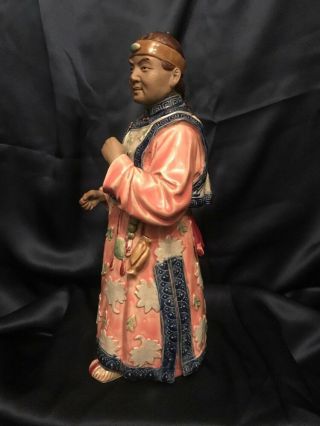 Antique Chinese Good Quality Glazed Ceramic Warrior Men 12 