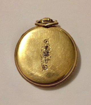 1936 Elgin Pocket Watch 15 Jewels 10K Gold Filled S12 2
