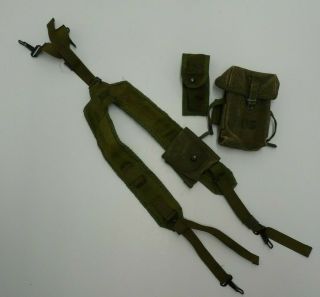 Us Army Military Y Suspenders Harness First Aid Pouches Pouch Green Lc - 1