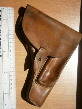 Tt33 Tokarev Russia Army / Police Leather Pistol Holster Case M57 Yugoslavia