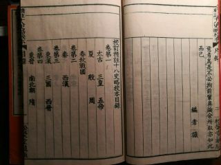 1894AD Japanese Chinese Woodblock Print 6 Books Chinese History 6
