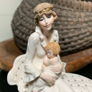 Florence Giuseppe Armani Sweet Dreams Mother Baby Figurine Italy w/Box 2