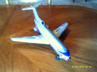 American Airlines Toy Old Vintage Antique Airplane 727 Astro Jet N727ia Metal