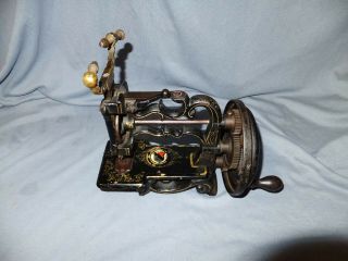 1864c J.  A.  Weir " The Globe " Sewing Machine " Chas Raymond "