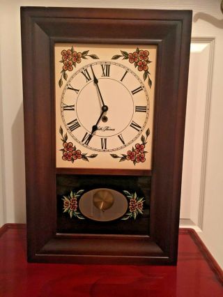 Vintage Seth Thomas Wall Clock Cir 1950s - Rare Model.