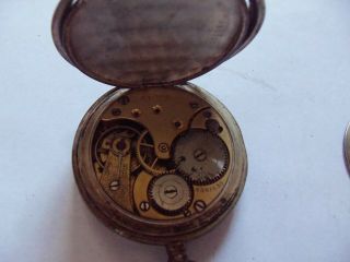 Antique Omega 16 Size Open Face Pocket Watch 2