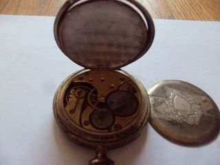 Antique Omega 16 Size Open Face Pocket Watch 3