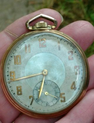 Waltham Premier Colonial 12s 17j Grade 217 Model 1924 Col.  B Pocket Watch 1940