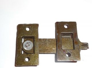 1 RARE MORE AVAIL NOS ANTIQUE SHUTTER BAR JELLY CABINET LATCH 1880 ' s 001 2