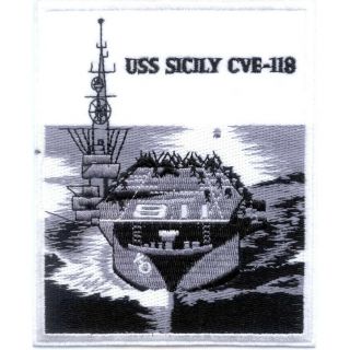 Cve - 118 Uss Sicily Patch