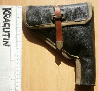 Czechoslovakia M99 ? After Wwii Army Leather Pistol Holster Gun Case Pouch 1950
