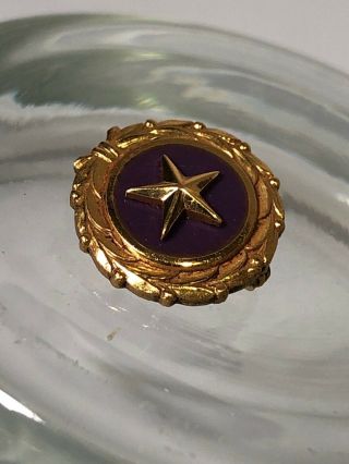 Vintage Gold Star Mothers Act Of Congress Aug.  1 1947 Ww11 Fallen Sodiers Pin