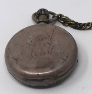 Antique 18 Size Lancaster Pocket Watch Not Missing Minute Hand